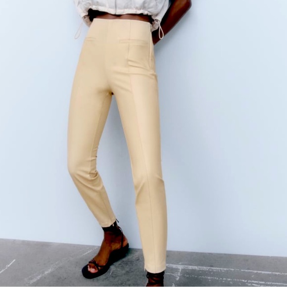 Faux leather leggings - Picture 1 of 7